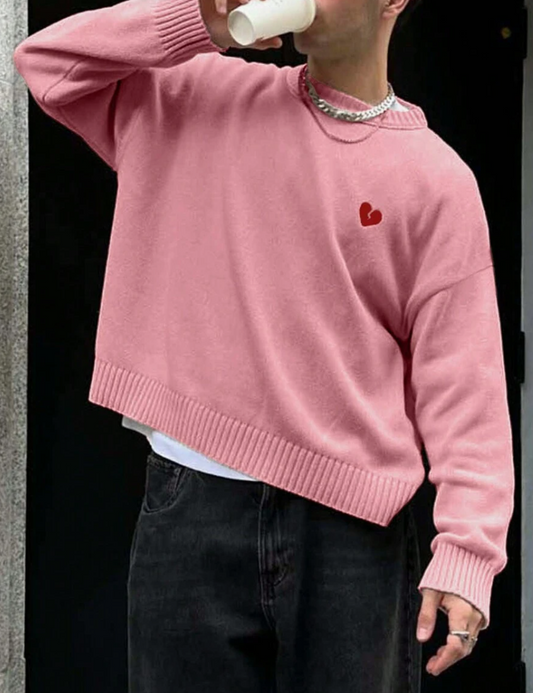 Broken heart sweater