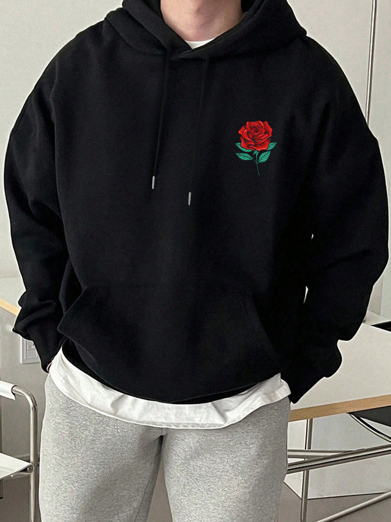 Small Rose Hoodie
