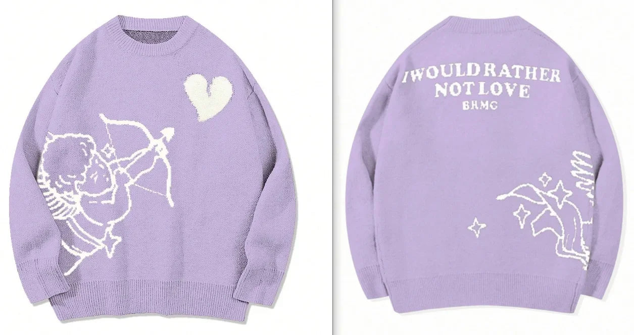 Men's Knitted Sweater Angel