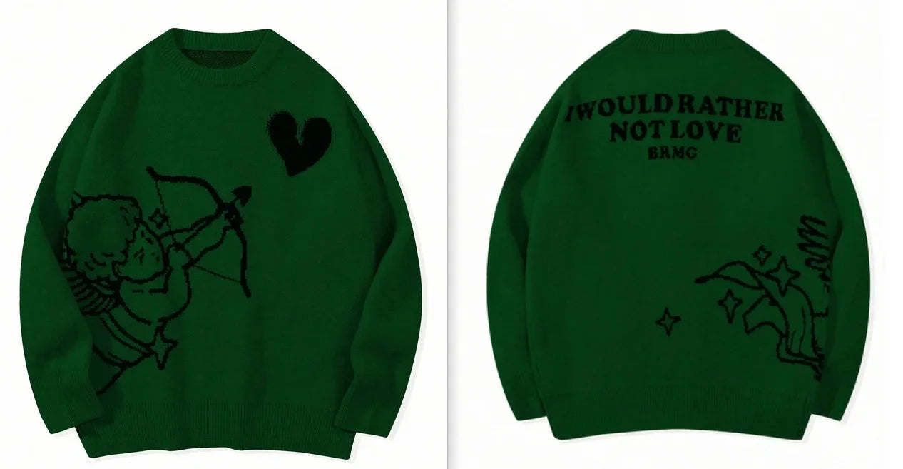 Men's Knitted Sweater Angel