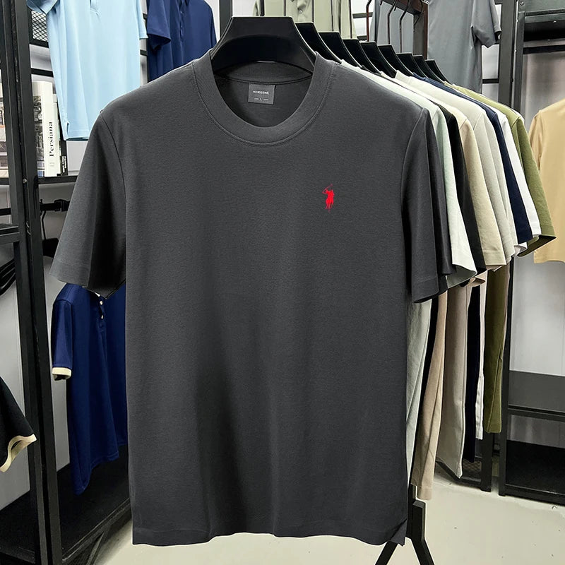 Men's High-End Brand Embroidered T-shirt