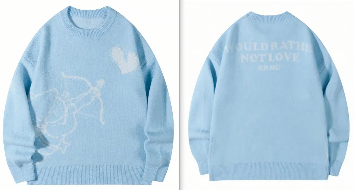 Men's Knitted Sweater Angel