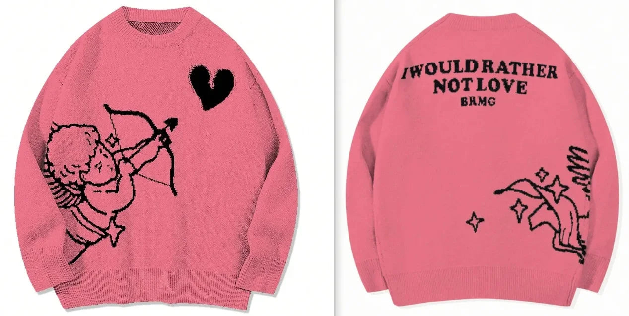 Men's Knitted Sweater Angel