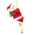 Electric climbing Santa