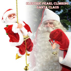 Electric climbing Santa